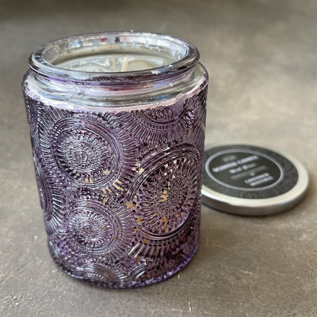 Свеча в стакане "Лаванда" Свеча в стакане "Лаванда"