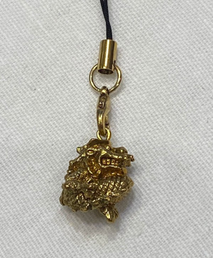 Подвеска "Дракон" (латунь позолоченная)