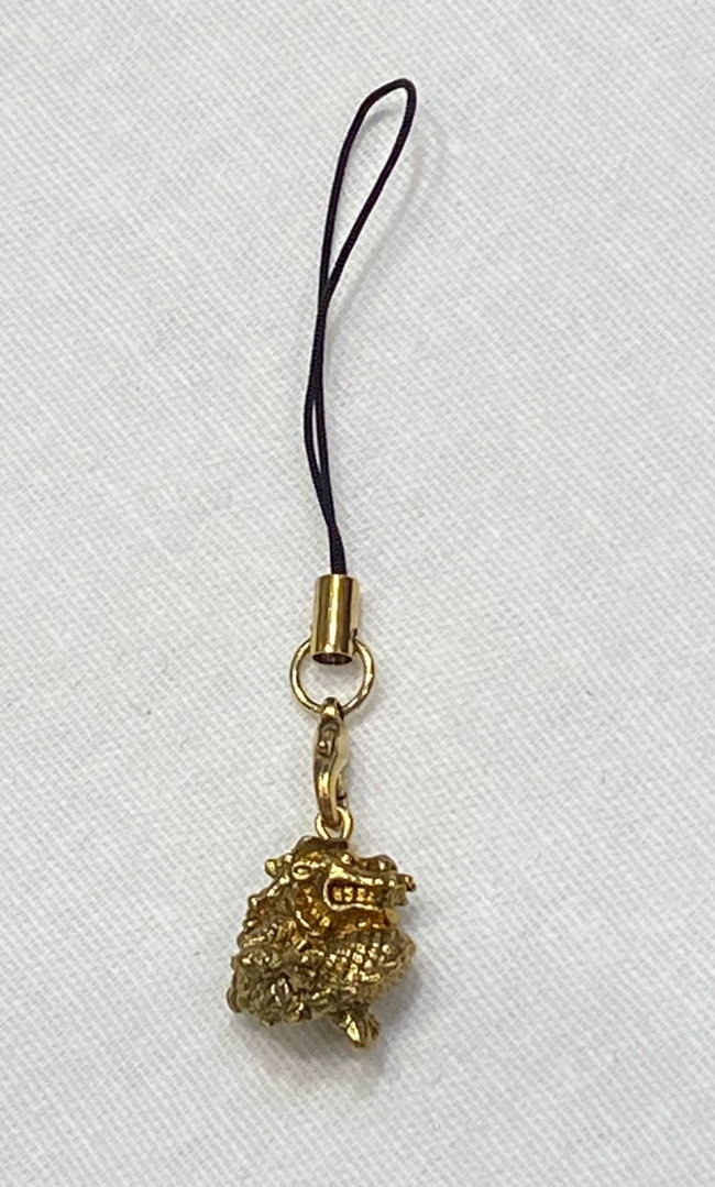 Подвеска "Дракон" (латунь позолоченная)