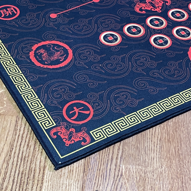 Ковер напольный "Процветание дома" (черный)