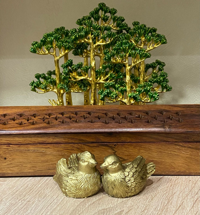 Фигурки "Уточки-мандаринки" пара для любви