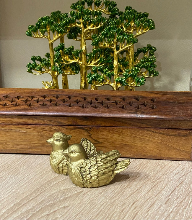 Фигурки "Уточки-мандаринки" пара для любви