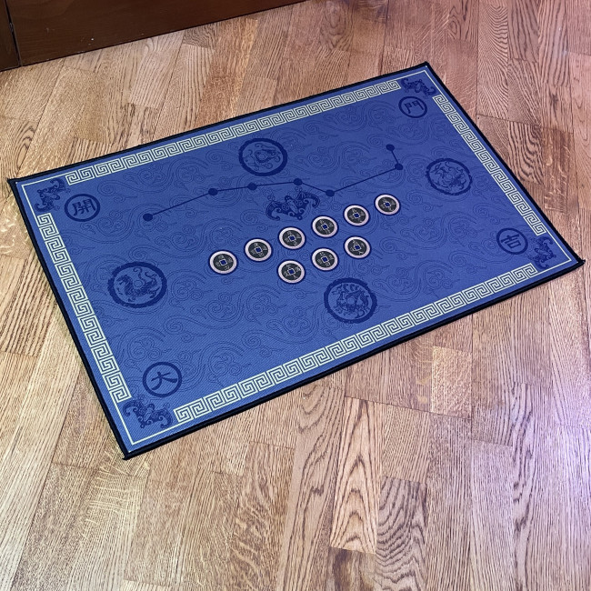 Ковер напольный "Процветание дома" (темно-синий) Ковер напольный "Процветание дома" (темно-синий)