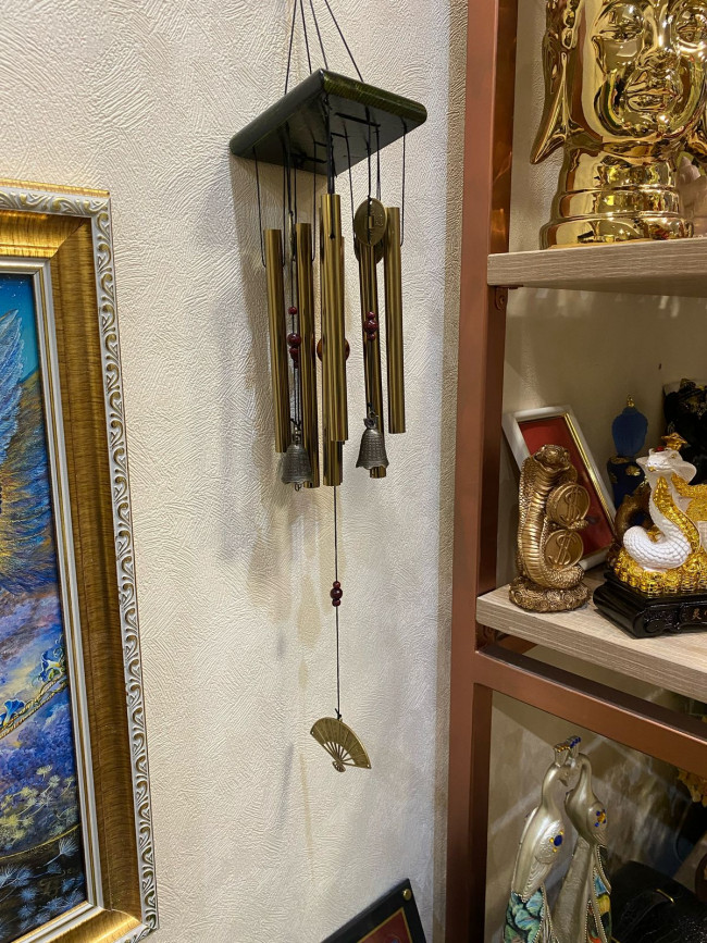 Музыка ветра с тибетскими колокольчиками и веером для защиты от энергии Ци Музыка ветра с тибетскими колокольчиками и веером для защиты от энергии Ци