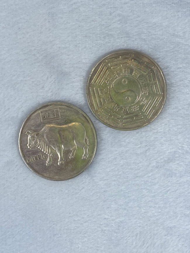 Монета с животными "Бык"