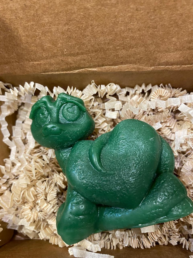 Свеча "Змея зелёная" для исполнения желаний