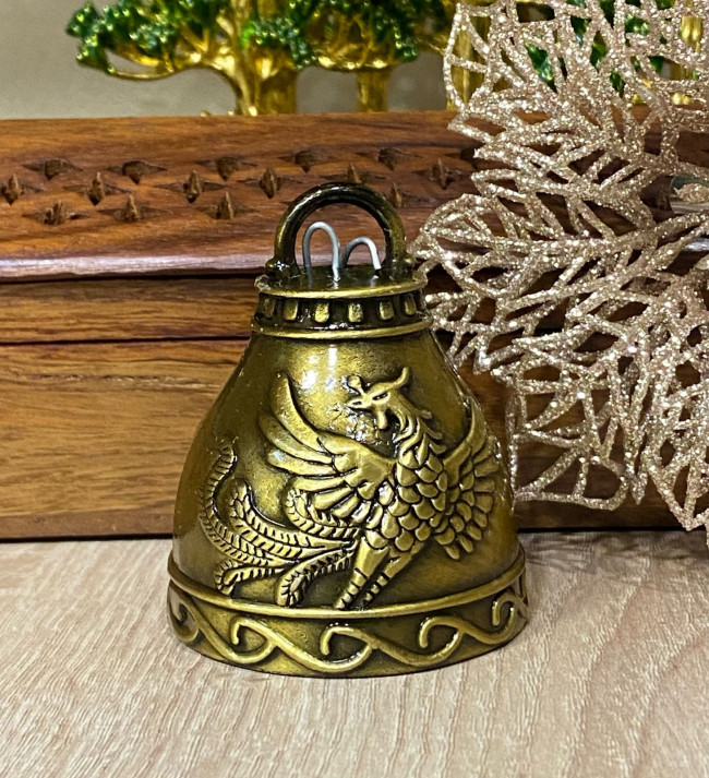 Колокольчик "Птица Феникс" приносит счастье в дом