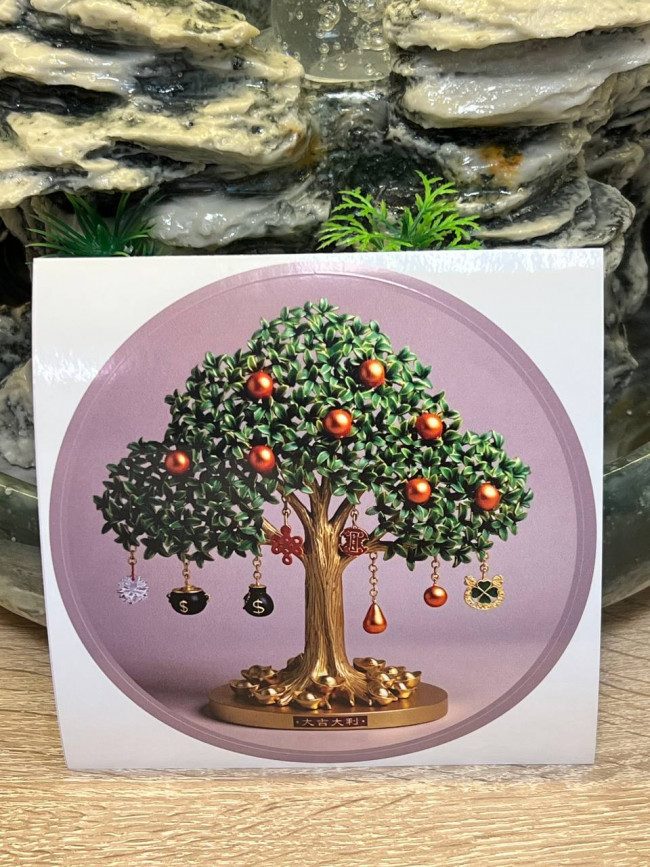 Наклейка-талисман "Дерево Процветания"