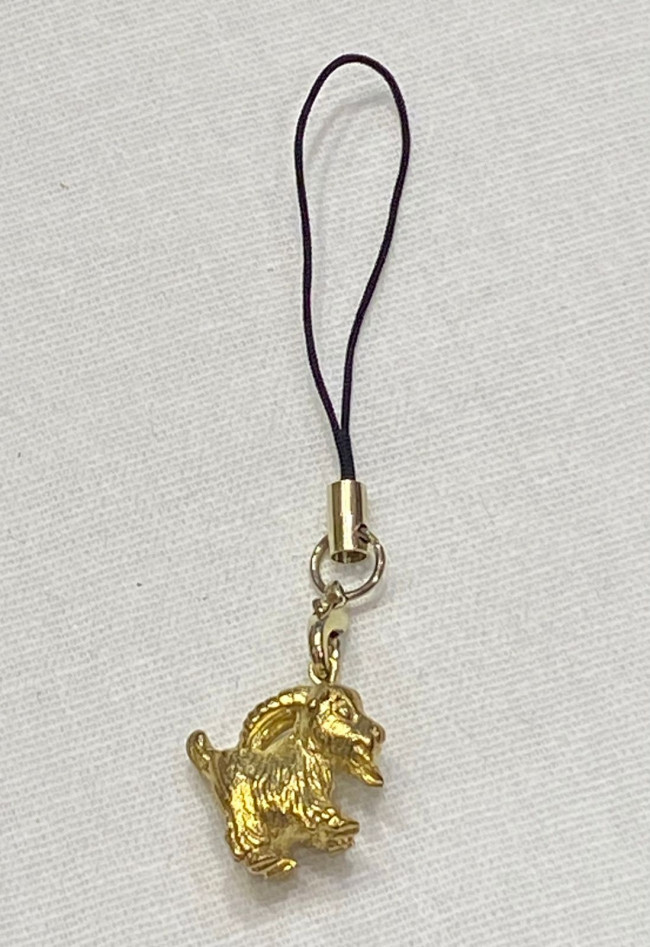 Подвеска "Коза" (латунь, позолота)