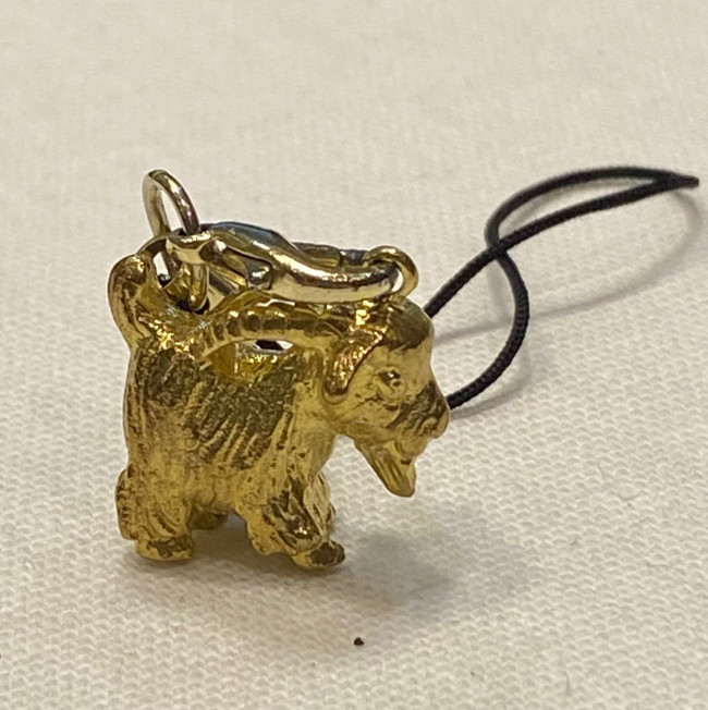 Подвеска "Коза" (латунь, позолота)