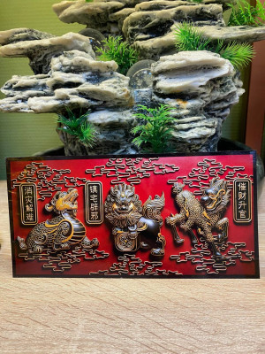 Ламинированная табличка-амулет  "Три небесных защитника"