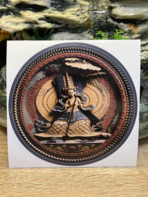 Наклейка-талисман "Богиня Белого зонтика" защитница от любого зла и негативной энергии Наклейка-талисман "Богиня Белого зонтика" защитница от любого зла и негативной энергии