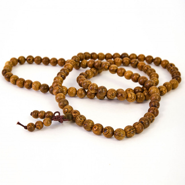 Буддийские чётки деревянные Wenge 8 мм Буддийские чётки деревянные Wenge 8 мм