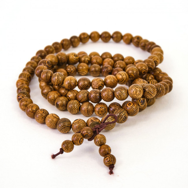 Буддийские чётки деревянные Wenge 8 мм Буддийские чётки деревянные Wenge 8 мм