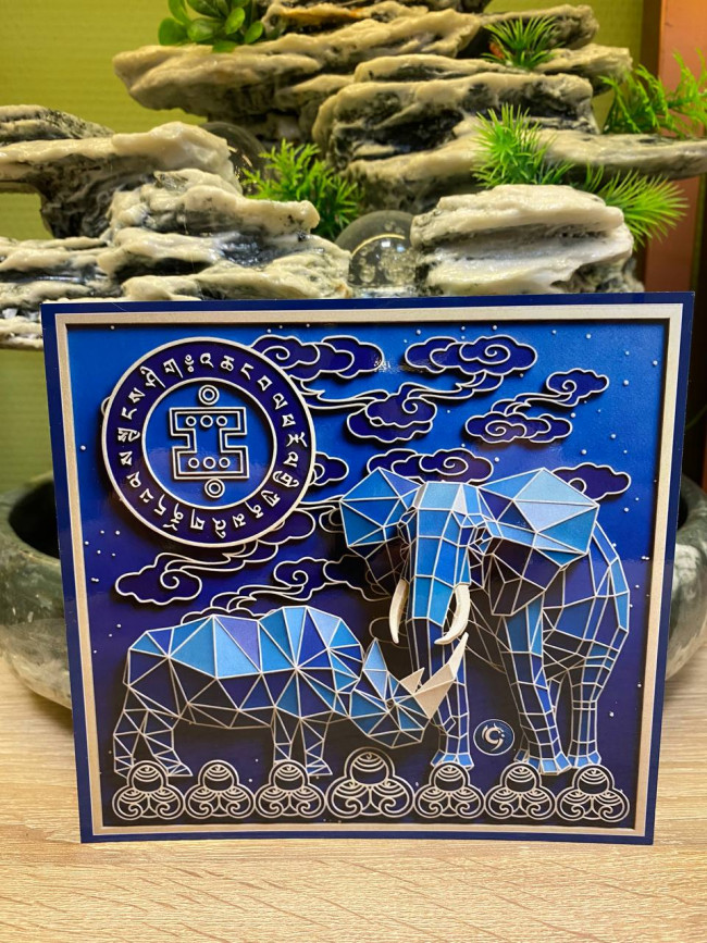 Ламинированная табличка-амулет "Защита от неблагоприятной звезды 7"