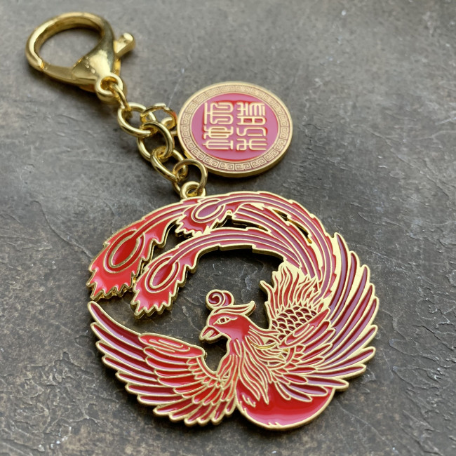 Брелок-амулет "Красный Феникс"