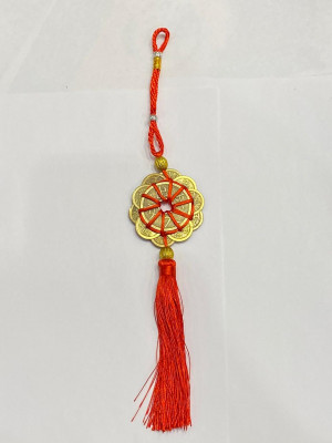 Подвеска-талисман с китайскими императорскими монетами удача и богатство