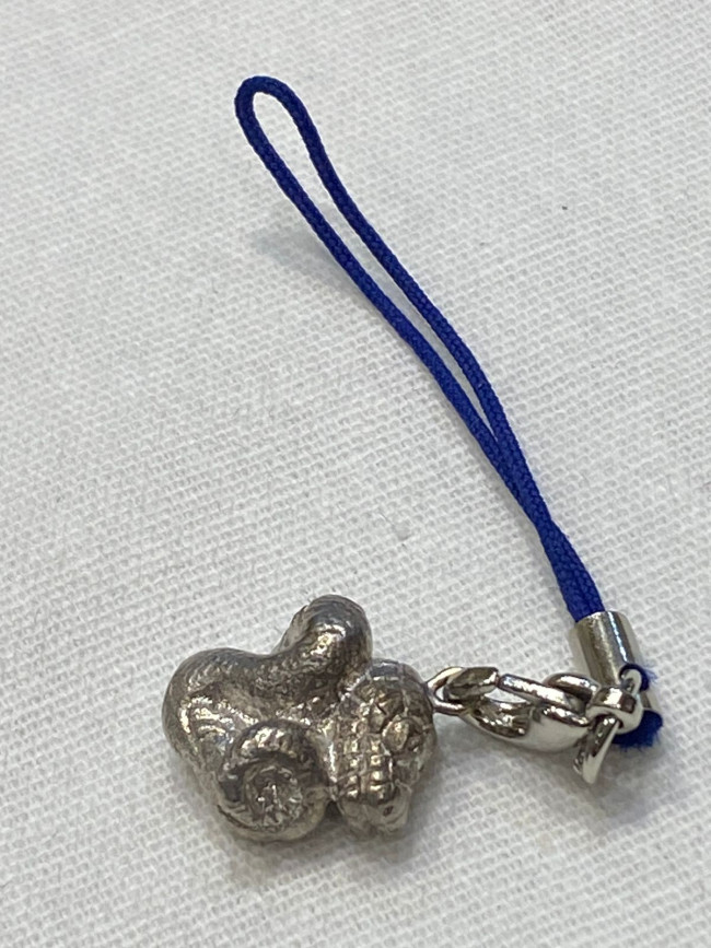 Подвеска "Змея" (латунь посеребрённая)