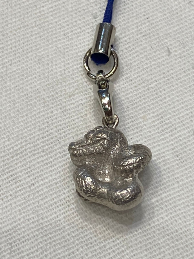 Подвеска "Змея" (латунь посеребрённая)