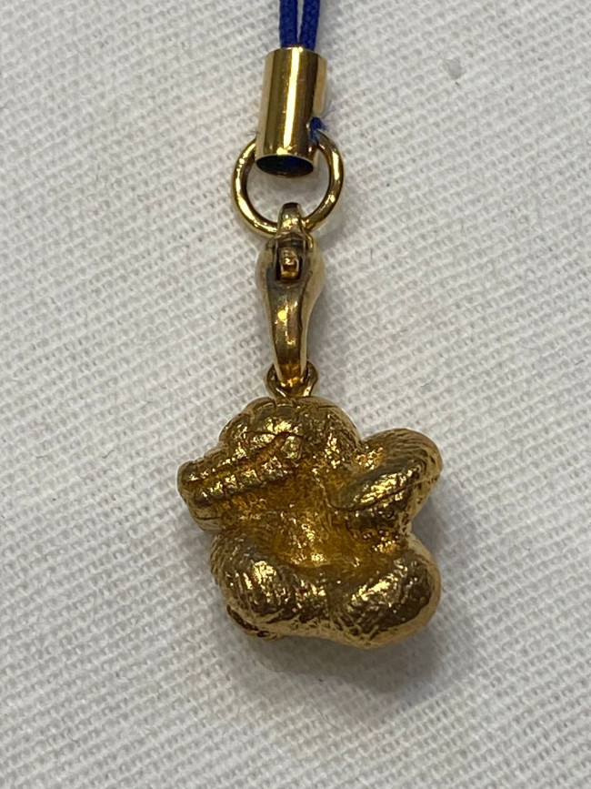 Подвеска "Змея" (латунь, позолота)