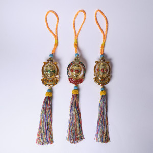 Подвеска Тибетский барабан цветной