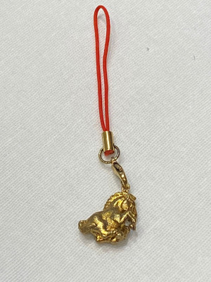 Подвеска "Лошадь" (латунь позолоченная)