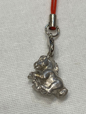 Подвеска "Лошадь" (латунь посеребрённая)