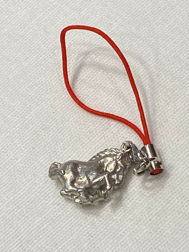 Подвеска "Лошадь" (латунь посеребрённая)