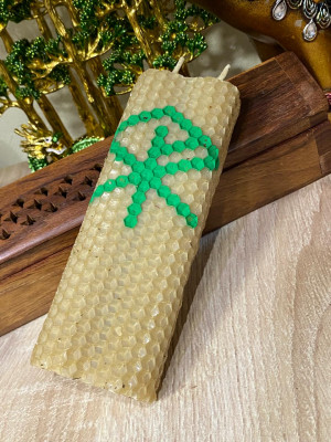 Руна-свеча "Денежный движок" Руна-свеча "Денежный движок"