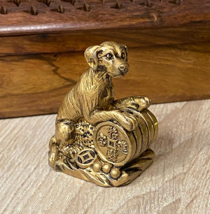 Фигурка "Собачка" (полистоун)