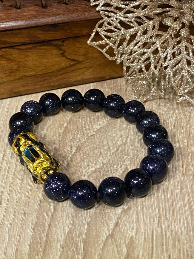 Пи Яо в браслете из агата Blue Sand Пи Яо в браслете из агата Blue Sand