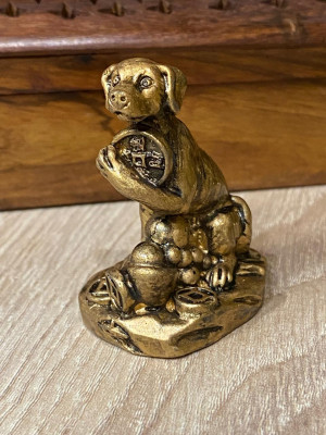 Собака фигурка (полистоун)