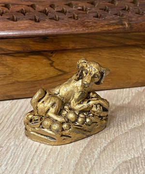 Собака мини фигурка (полистоун)