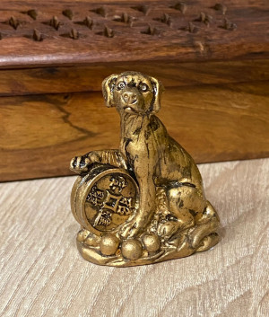 Собачка мини фигурка (полистоун)