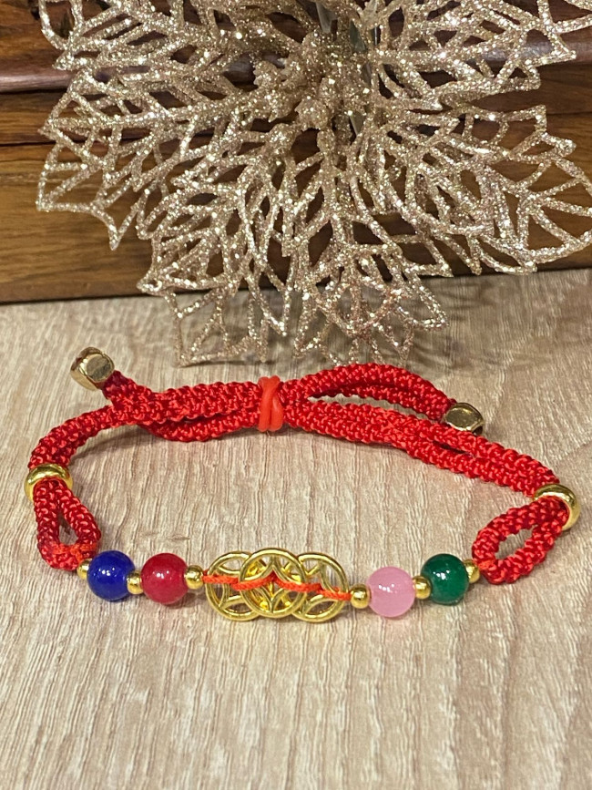 Браслеты красная нить "Денежный магнит" (набор 3 шт) Браслеты красная нить "Денежный магнит" (набор 3 шт)