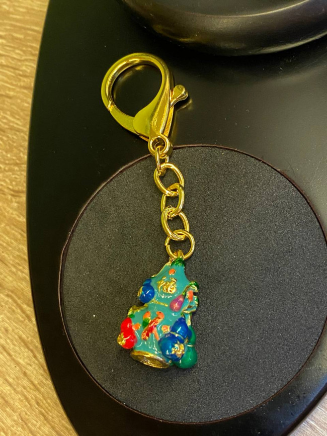 Брелок "Тыква Ву Лу и 9 процветаний" для крепкого здоровья, счастья и изобилия