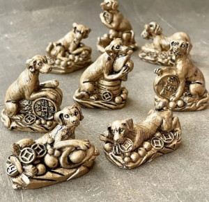 Набор собачек (полистоун, 8 шт.)