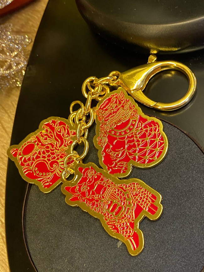 Брелок "Три Небесных хранителя" защита от потери, повреждения и несчастий 