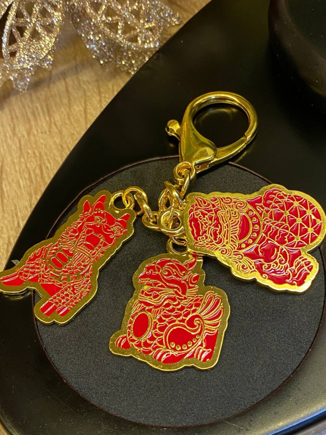 Брелок "Три Небесных хранителя" защита от потери, повреждения и несчастий 