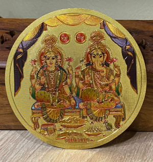 Наклейка "Лакшми и Ганеша"