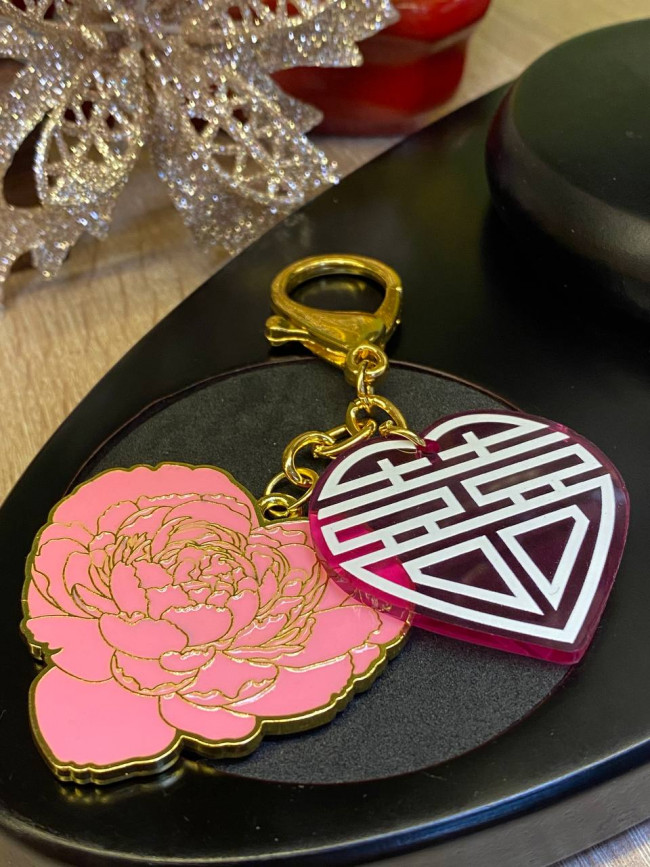 Брелок "Талисман любви с двойным счастьем" для поиска  любви и родственной души