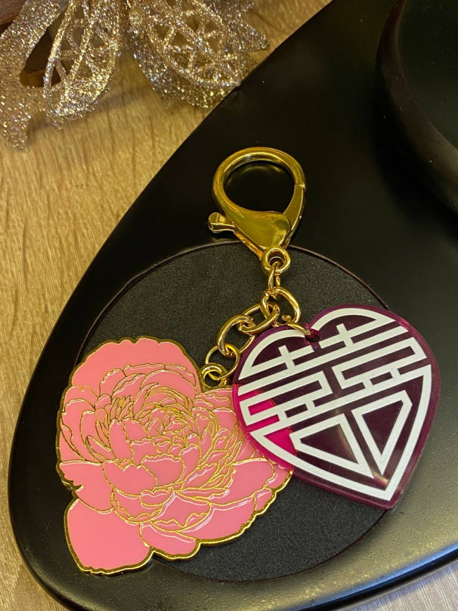 Брелок "Талисман любви с двойным счастьем" для поиска  любви и родственной души