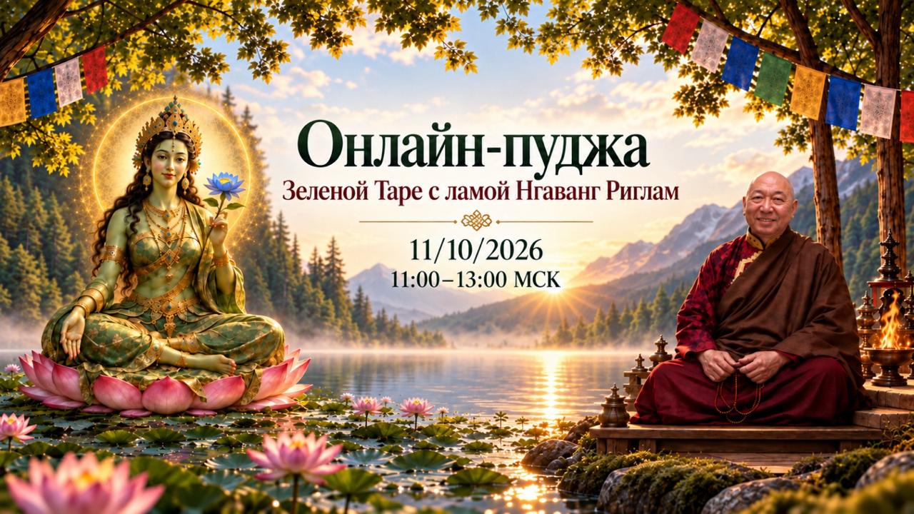 Тибетский лама Нгаванг Риглам Ла